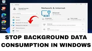 How to Stop Background Data Usage in Windows 10/11 | Save Internet Data