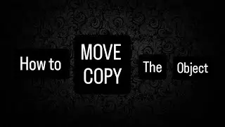 How to move/copy the object in Autocad.