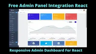 ReactJS Admin Panel Open Source Responsive  Project & Integration Tutorial