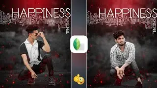 Snapseed Creative Happiness Photo Editing | Snapseed Background Color Change Tricks | Snapseed 2021