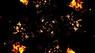 Abstract Small Fire Particles