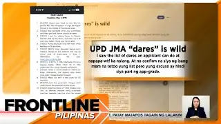 'Dare games' ng 2 student organizations sa UP Diliman, iniimbestigahan | Frontline Pilipinas