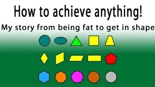 How to achieve anything! My story from being fat to get in shape