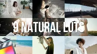 9 Free Natural LUTS for Final Cut Pro | TIP306. 무료 파이널컷 색보정 내츄럴 LUT 공유
