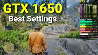 Red Dead Redemption 2 | GTX 1650 | Best Settings FPS Test