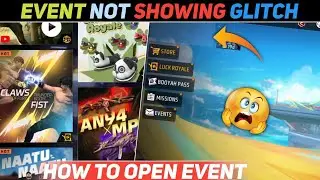 EVENT NOT SHOWING 😔 GLITCH FREE FIRE !! HOME SCREEN EVENT 🥵 NOT SHOWING TODAY