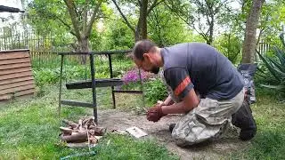 It is just a BBQ but I cannot stop Bushcrafting...