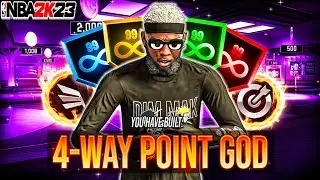 *NEW* 4-WAY POINT GUARD BUILD IS THE BEST BUILD ON NBA2K23! GAMEBREAKING BEST GUARD BUILD NBA 2K23!😱