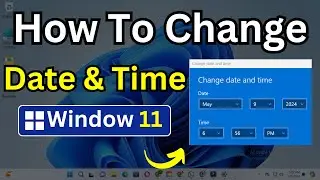 how to change system date and time windows 11 | windows 11 change date and time
