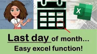 EOMONTH function: Finding the last day of the month in excel