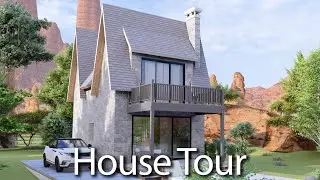 (6x8 Meters) Modern Tiny House Design | 1 Bedroom House Tour