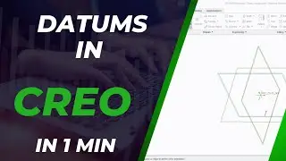 Datum axis and datum plane creation in creo - Beginner guide