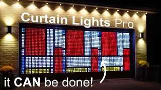 2025 Govee Curtain Lights Pro - FULL Garage Install Walkthrough