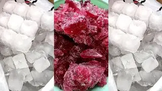 ASMR HARD ICE EATING / CRUSHED ICE / THIN ICE