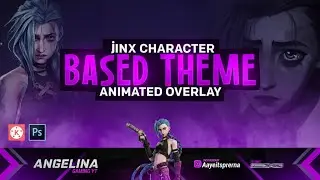 How To Make BGMI Animated Overlay in kinemaster || jinx Character Based Theme Overlay on Android