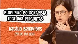 Blogueiro Bolsonarista foge das perguntas | Natália Bonavides
