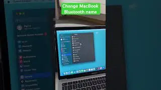 How to change MacBook Bluetooth Name