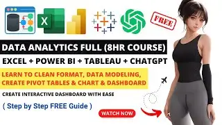 Data Analytics Course | Power Query Editor in Excel | Power BI Tutorial | Data Modeling | Tableau