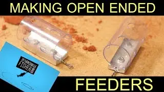 Making open ended fishing feeders using sand casting