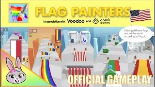 Flag Painters by Voodoo Games (LEVELS 1-30) || Full Official Gameplay (Android, iOS) 🇺🇸