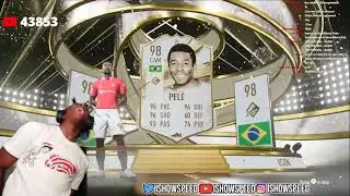 Ishowspeed packs prime Pele on Fifa 23…