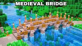 Minecraft: ULTIMATE Medieval Bridge Tutorial (how to build 1.21)