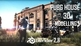 PUBG HOUSE 3D MODELLING PART 1 || BLENDER 2.8 BY (VFX BUDDY)