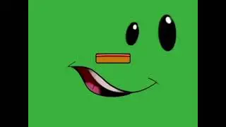 Nick Jr. Face Has a Hot-Dog for a Nose (RARE)