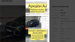 Підбірка цікавих варіантів з аукціонів Південної Кореї 28.05.2024