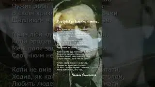 Я не бував за дальніми морями… Василь Симоненко