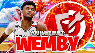 MY 7'2 VICTOR WEMBANYAMA BUILD is *RIDICULOUS* NBA 2K24 NEXT GEN! BEST BIG MAN & CENTER BUILD 2K24!