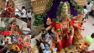Durga mata aagman 2021 | Navratri 2021 durga devi aagman 2021 | Durga idols transportation 2021