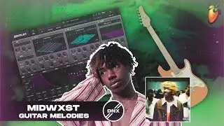How to Make MELODIC GUITAR Loops for MIDWXST & ERICDOA | FL Studio Tutorial 2022