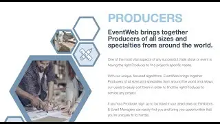 EventWeb: Producers