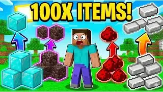 The SECRET to Duplicating Diamonds 100X in Minecraft!