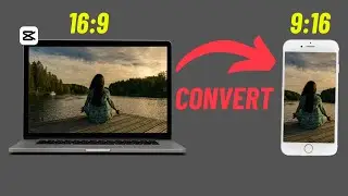 How To Convert Frame Ratio 16:9 To 9:16 Using Capcut AI