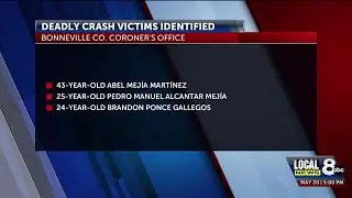 6 crash victims identified after pickup crashes into passenger van