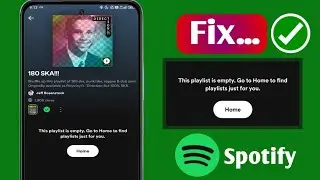 how to fix spotify playlist empty | spotify not playing songs | this playlist is empty spotify