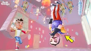 BU ODADA HER ŞEY TERS 😱 Hello Neighbor Gizemli Korkunç Ev