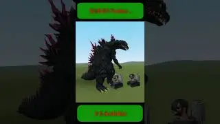 Skibidi Toilets vs Godzilla!!! #shorts #gmod