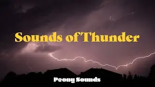 Sounds of Thunder ASMR (1 hour) | 시원한 천둥소리 ASMR (1시간)