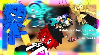 Rainbow Friends React to Roblox Funny Moments 🌈 | Gacha Reaction (Part 3)