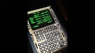 Touch Screen  FMS CDU Captain Sim 757