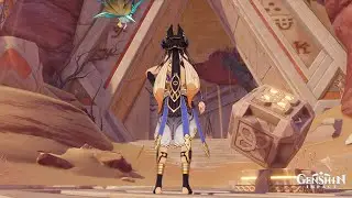 Sumeru Desert How To Open The Password Protected Door In Land Of Upper Setekh