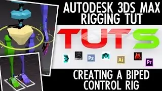 Autodesk 3ds Max rigging Tutorial | creating a Biped control rig