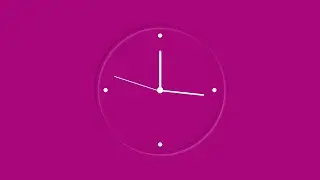 Membuat Jam Dinding - Analog Clock Using HTML, CSS dan Javascript #Html, #Css dan #JavaScript