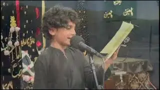 Syed Arsal ali noha #ayikhuchshahazadiashamkbazarmea #syedasharali #noha2025 #matamdari #astananj