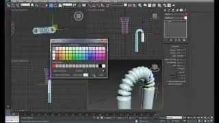 3D Max Bend and Binding Objects Tutorial 007