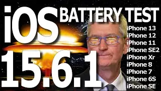 iOS 15.6.1 Battery Drain / Battery Performance Test Including Geekbench CPU Speed Test