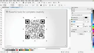 Tutorial CorelDRAW  New QR code generator